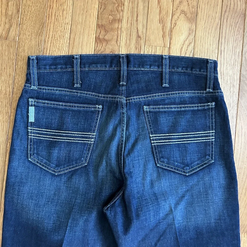 CINCH Mens Jeans‎ 31x30 (Actual 34x26) Dark Blue Bootcut Western Cowboy Stretch